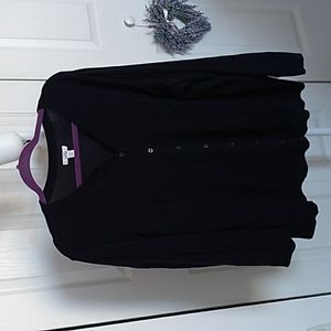 Navy 3x cardigan like new!